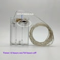 thumbnail image 3 of shiyou-Timer Led String Lights,2 Pack Mini Battery Powered Copper Wire Starry Fairy Lights,Battery Operated Lights for Bedroom,Christmas,Parties,Wedding,Christmas Gift Decoration(5m/16ft Warm White), 3 of 4