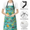 thumbnail image 6 of Lsque Trucks And Excavators Waterproof Apron Chef Aprons for Men Heavy Duty Chemical Work Apron Extra Long Grilling Aprons with Adjustable Bib Apron, 6 of 9