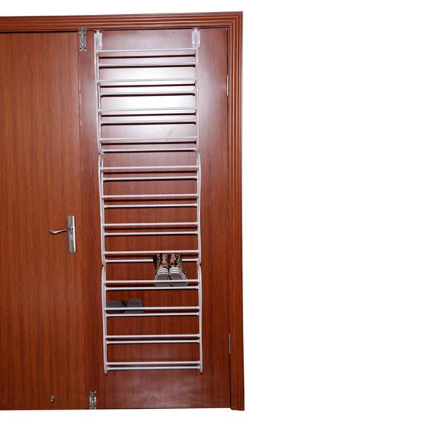 Shoe Rack on Door, 12 Tiers Shoe Racks Over The Door, Wall Mounted Shoe