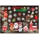 thumbnail image 1 of Pegatinas de Papá Noel, pegatinas navideñas para ventanas con copos de nieve, muñecos de nieve y árboles de Navidad, pegatinas navideñas, pegatinas decorativas para ventanas, estilo 15, 1 of 4