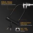 thumbnail image 2 of Cadena Bike U Lock NDakter de 15 mm, 4 pies, con 3 llaves, 2 of 8