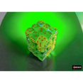 thumbnail image 4 of CHESSEX GEMINI 36D6 PLASMA GREEN-TEAL/ORANGE LUMINARY 12MM, 4 of 4