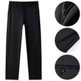 thumbnail image 2 of Boys School Uniform Dress Suit Pants Straight Leg Trousers Wrinkle-Resistant Comfort Fit Kids Pants for School 3-16 Years, 2 of 8