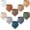 Earthy Vitality, variant on Konexial 10 Pack Baby Muslin Bandana Bibs for Drooling and Teething