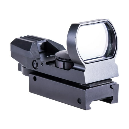 - Pinty USA Tactical Holographic Reflex Red Green Dot Sight 4 Type Reticle with 20mm Rails