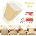 thumbnail image 6 of 40 Pcs Popcorn Boxes Kraft Paper Favour Food Grade Cardboard Candy Container Simple Design Party Treat For Fried Chicken French Fries Snacks (HR-PopcornBox-020), 6 of 7