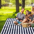 thumbnail image 7 of CxhicLuv Cotton Picnic Mat 78.7×59 Inch 3-Layer, Waterproof, Washable – Outdoor Camping Beach Mat, Suitable for Picnics, Beach Trips, Yard Gatherings, Great for Families, Blue, 7 of 7