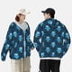 thumbnail image 4 of Fotbe Blue Owl Chaqueta con Protección Solar UPF 50+ para Hombre y Mujer, Camisa con Capucha y Bolsillos-3X-Large, 4 of 7