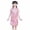 Pink, variant on Ruyang Girls Chinese Gheongsam Floral Graphic Traditional Dress Kids New Year Embroidery Qipao Skirt Stand Collar Side Split Outfits