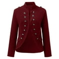thumbnail image 5 of Daolelai Women's Autumn and Winter Wool Button Suit Jacket, 5 of 7