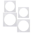 thumbnail image 4 of HOMOBABE 4Pcs Cake Baking Mold Set Acrylic Round Square for Home Bakers Kitchen Use, 4 of 8