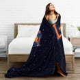 thumbnail image 5 of Langston University Fleece Blanket, Very Soft Microfiber Flannel Blanket for Couch Warm and Cozy for All Seasons, 5 of 6
