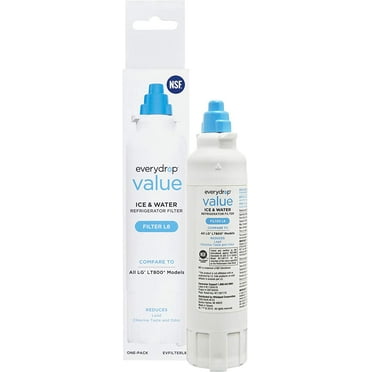 Everydrop Value by Whirlpool, Replacement Water Filter for LG LT800P, EVFILTERL8, Single-Pack