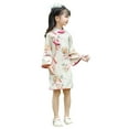 thumbnail image 3 of Ruyang Little Girls Dress for Chinese New Year, Kids Girl Long Sleeve Tang Suit Traditional Dress Retro Ethnic Cheongsam, 3 of 9