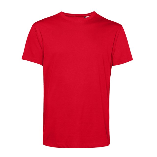 B&C - Camiseta E150 de Orgánica para Hombre (Rojo)