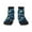 2 Black-1, variant on Cartoon Surfer Sharks Pattern Quarter Crew Socks,Toe Seamed Ankle Socks,Cotton Cushioned Breathable Athletic Crew Sports Socks