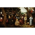 thumbnail image 3 of Pieter Bruegel The Elder 14x10 Black Modern Framed Museum Art Print Titled - The Sermon of Saint John the Baptist (1566), 3 of 5