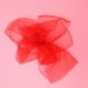 thumbnail image 5 of 10 piezas hermosa silla de organza respaldo arco silla de fiesta de boda espalda decorada cinta de organza (rojo), 5 of 6