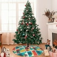 thumbnail image 7 of Yiaed Colorful Hawaii Palms Print Christmas Tree Skirt , Tree SkirtsTree Mat for Christmas Winter Holiday Indoor Decorations-36", 7 of 7