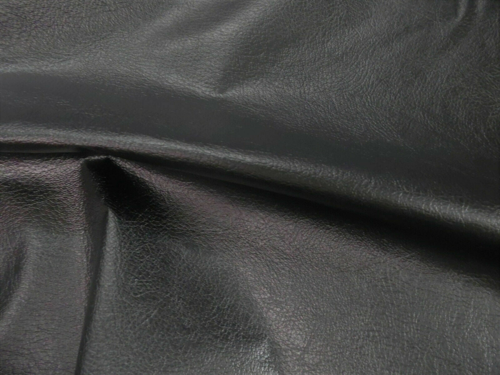 black pleather fabric by the yard
