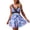 Purple, variant on JoveMarine Tankini Swimsuit for Women Sporty High Waisted Two Piece Bikini Set with Padded Cups for Beach Training,Navy Navy