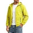 thumbnail image 2 of DYTTDG Men's Lightweight Sun Protection Hooded Jacket, Breathable Full Zip Windbreaker with Pockets for Hiking & Summer Outdoor Activities, 2 of 6