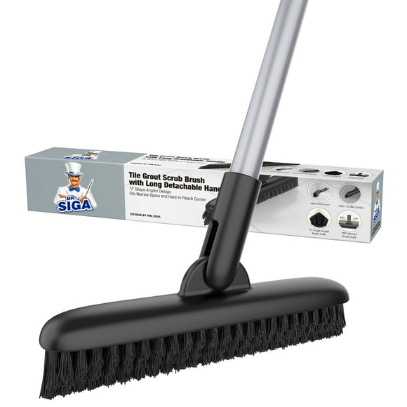 Long handled scrub brush floors