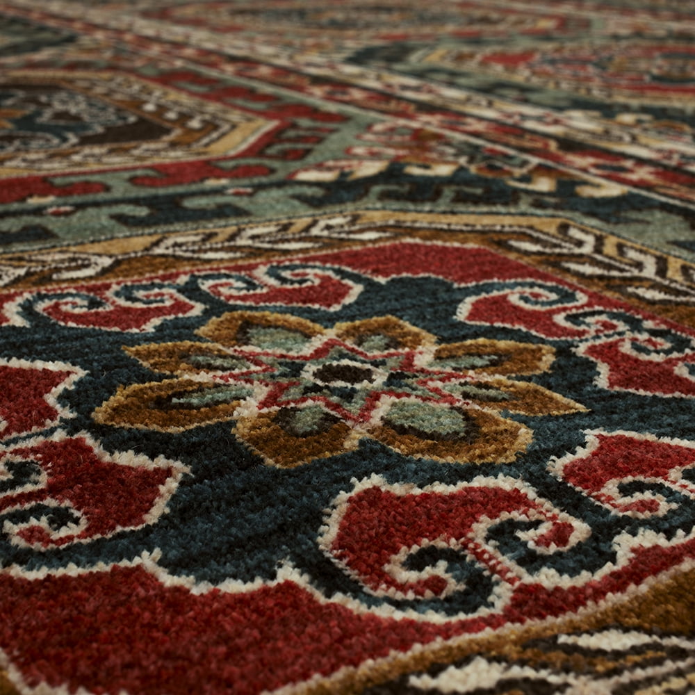 Mohawk Home Oakland Woven Indoor Area Rug, Blue, 6' x 9'