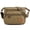 KHAKI, variant on Waxed Canvas Messenger Bag, Small Shoulder Bag for Women, Pink
