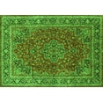 thumbnail image 1 of Ahgly Company Indoor Rectangle Medallion Green Traditional Area Rugs, 7' x 9', 1 of 1
