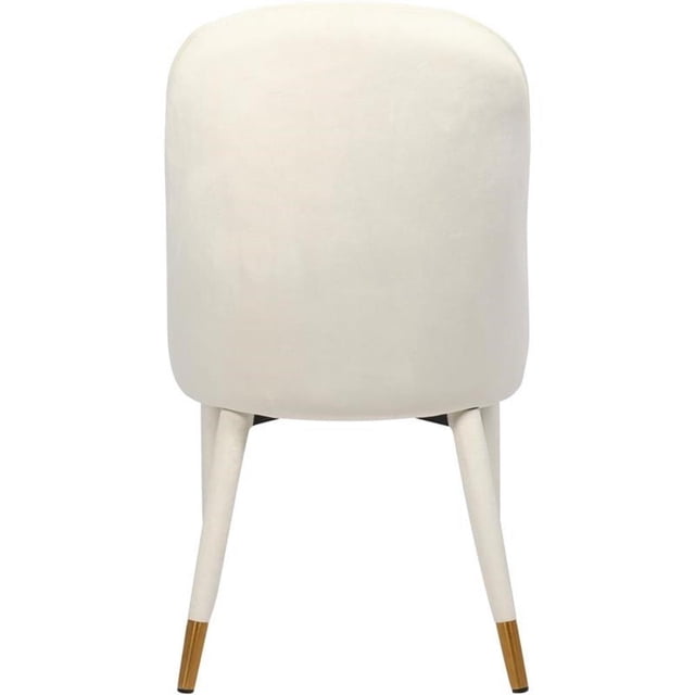Meridian Furniture Belle Dining Chair, Cream Velvet (Set of 2)