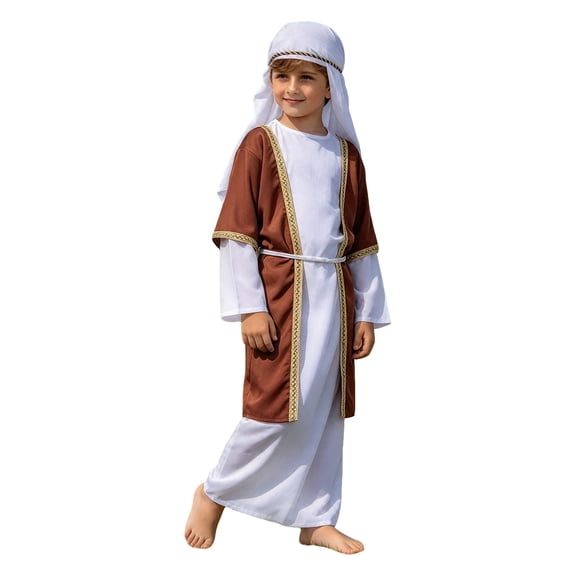 Boys Shepherd Saint Robe Set Nativity for Kids Size 8-10 Years