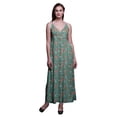 thumbnail image 1 of Bimba Robe Longue Maxi Bohème à Bretelles Sans Manches Imprimée Florale pour Femme - X-Grand, 1 of 6