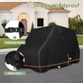 thumbnail image 4 of 2/4 Passenger Golf Cart Cover Waterproof, 600D Heavy Duty Golf Cart Cover with Reflective Strips Universal Fits for EZGO, Yamaha Golf Cart, Club Car, 4 of 6