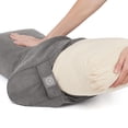 thumbnail image 4 of Almohada Bolster Sweet Home Collection, soporte restaurador, color gris, 4 of 6