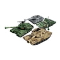 thumbnail image 2 of 4x Modelo de tanque de vehículo , Modelo de vehículo con ruedas, Modelo de tanque moderno 4D, Coleccionables para niñas, 2 of 9
