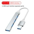 thumbnail image 4 of Ganfancp Mini Usb Hub Extensiones 4 Puertos Usb Usb Adapter Station Slim Portable Data Hub Usb Splitter Aluminio, 4 of 7