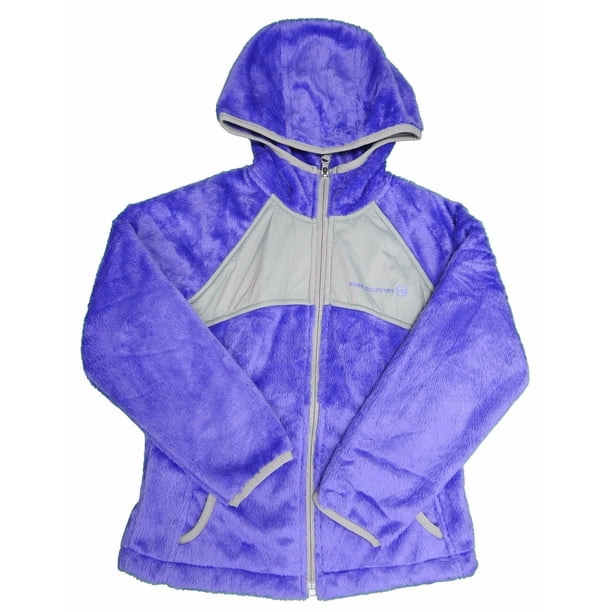 Free Country Girls Size 5 6 Butter Pile Soft Shell Jacket Ultra Violet Walmart Com Walmart Com