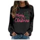 thumbnail image 2 of WILLBEST Sudaderas para Mujer Sudadera Navideña para Mujer: Camiseta con Estampado de Muñeco de Nieve Sudadera Sin Capucha con Estampado Navideño Top Navideño Mediana, 2 of 4