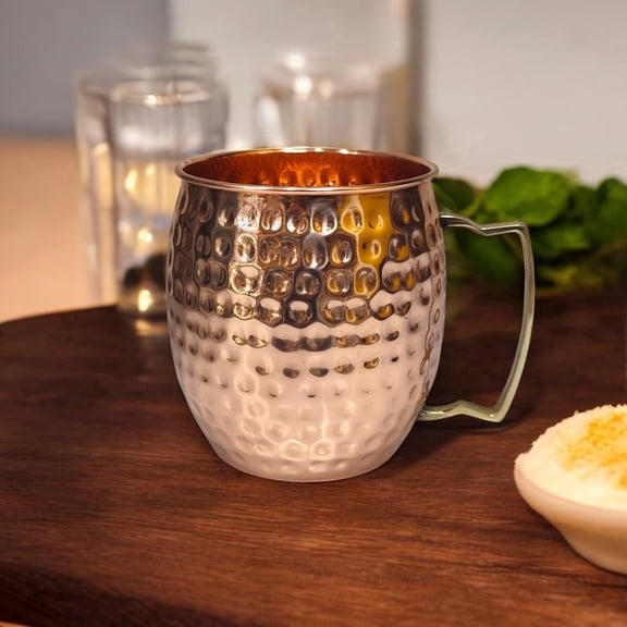 BUYERWELL Moscow Mule Copper Mug, 19.5oz - Copper Cup for Cocktails, Beer, Wine & Cold Drinks - Bar, Party, Gifts