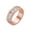 Rose Gold, variant on Women's Stainless Steel 3 Rows Eternity Micro Pave Cz Stackable Ring Tiny Gold Plated Cubic Zirconia Inlaid Wedding Band Gold Size 13