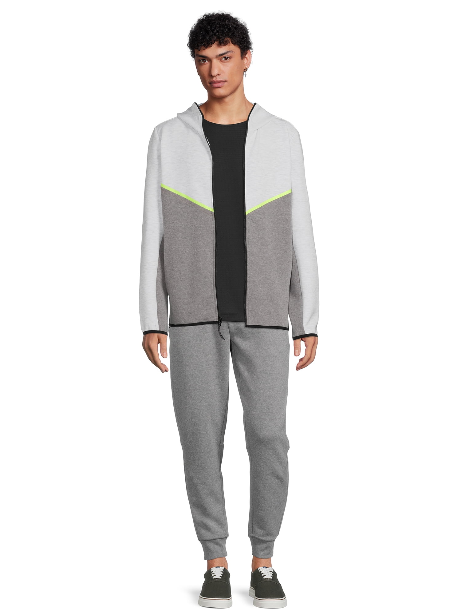 Russell Men's and Big Men's Active Fusion Knit Jacket, Sizes Russell Men's and Big Men's Active Fusion Knit Jacket, Sizes