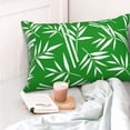 thumbnail image 4 of Disketp Bamboo Throw Pillow Case Cushion Covers,Cushion for Bedroom,Couch,Home-14"x20", 4 of 6