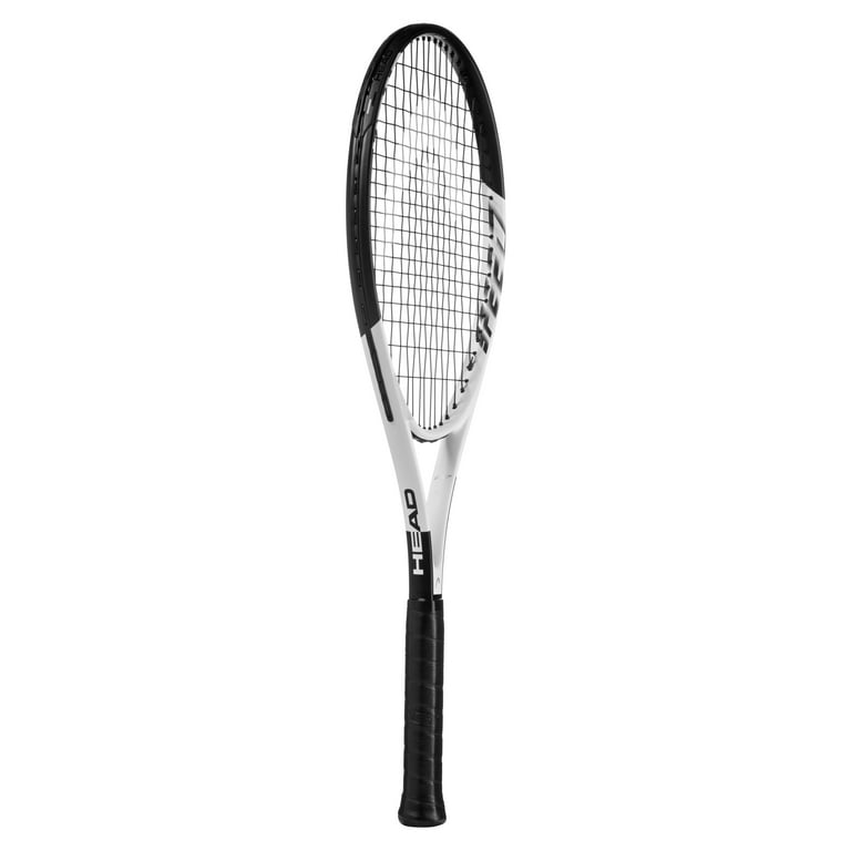 HEAD Geo Speed Adult Tennis Racquet, Pre-Strung, Black/White