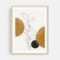 thumbnail image 2 of Line Art Flower and Shapes - Line Drawing Line Art Minimalist Abstract Botanical Geometric Modern Art Boho Unframed Wall Art Print 40 x 60 inches, 2 of 72