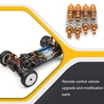 thumbnail image 3 of Vogacara Paquete de 4 amortiguadores de Metal para coche con Control remoto 1/10, actualización de Kit de modificación trasera delantera, reemplazo de Kits de construcción modelo Oro Vogacara FN009882-03, 3 of 6