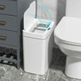 thumbnail image 3 of Sensor Trash Can Dustbin Wastebasket Automatic Trash Bin Garbage Bucket Electric 18L White, 3 of 8