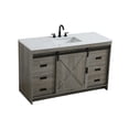 thumbnail image 6 of Elegant Kitchen and Bath Austin 54 inch Single Bathroom Vanity in Rustic Grey, 6 of 10
