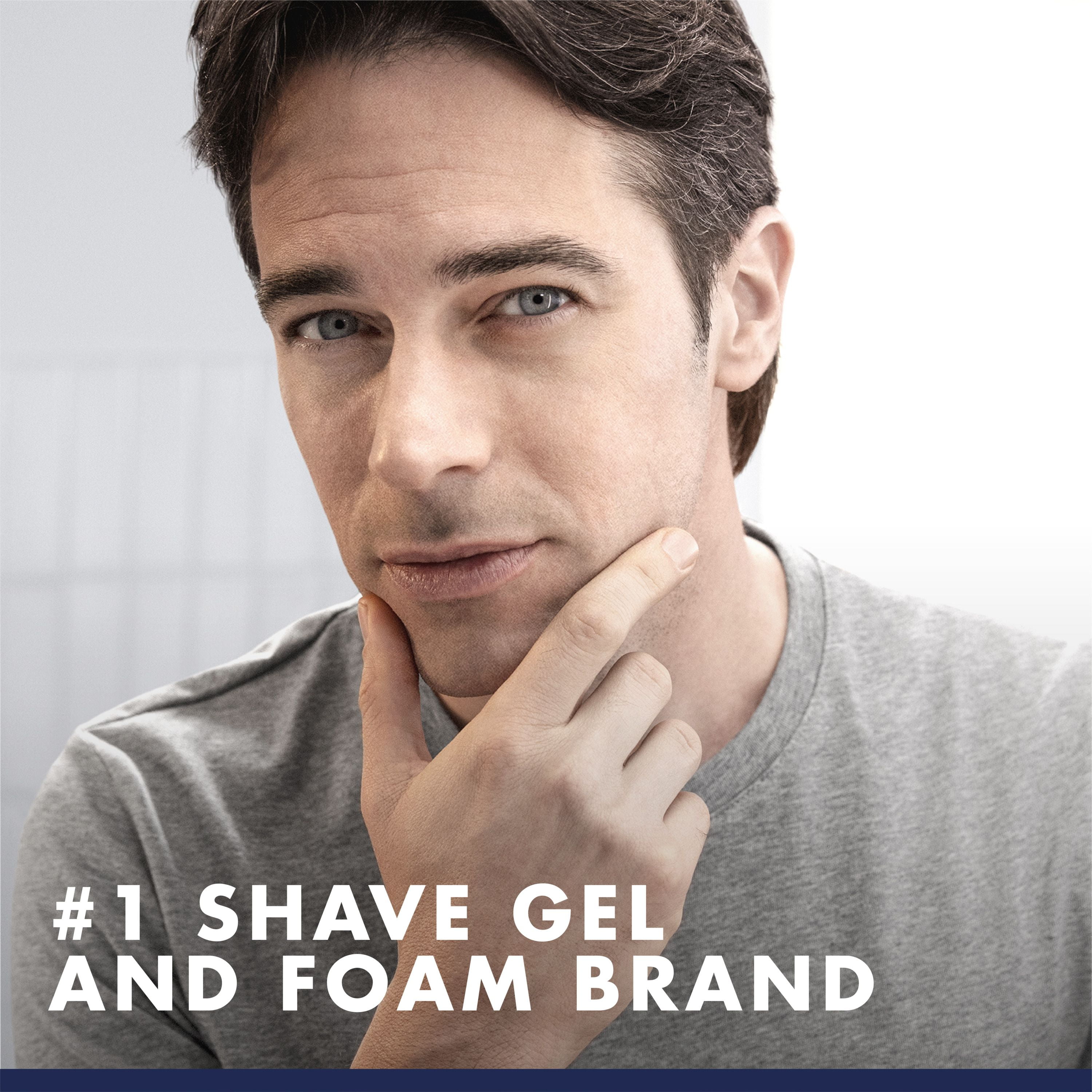 Gillette FusionPro Sensitive Cooling Shaving Gel for Men, 2-in-1 Shave Gel for Men’s Grooming Protects and Hydrates, With Eucalyptus and Aloe Vera., 198G