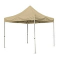 thumbnail image 2 of 10' x 10' Pop up Canopy Tent for Street Market - Beige, 2 of 6